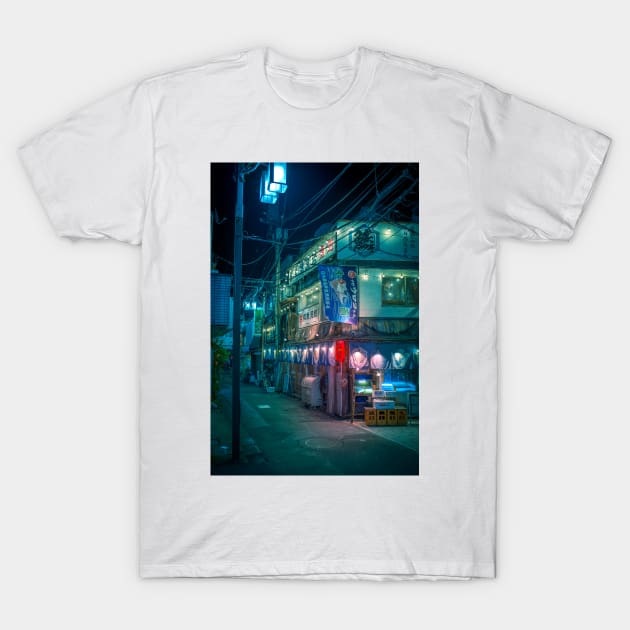 Corner Izakaya in Koenji, Tokyo T-Shirt by TokyoLuv